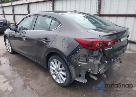 2017 Mazda Mazda3 Grand Touring из США, поврежденный, VIN 3MZBN1W35HM128242